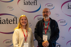 IATEFL Edinburgh 2025Megan De Rouck and Jacques Henet, the winners of the Joris De Roy Memorial Grant 2024