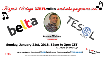 Joint EFL Talks Event with BELTA and TESOL Greece