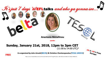 Joint EFL Talks Event with BELTA and TESOL Greece