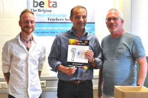 2018 Winner Mark Van Dongen with Elliot De Roy and John Arnold